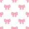 Pink ribbons vector seamless pattern