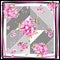 Pink rose pattern.Silk scarf design, fashion textile.Flowers pattern.