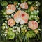 Pink Roses painting original still life floral hand painted