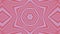 Pink rotation kaleidoscopic animation background