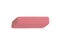 Pink rubber pencil eraser