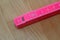 Pink ruler