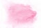 Pink runned out watercolor stain. Abstract background for any graphic work