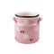 Pink rustic old enamel mug