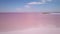 Pink Salt And Water Aerial Drone Footage