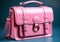 Pink satchel, AI generated