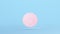 Pink Saucer Stylish Trendy Luxury Kitsch Blue Background