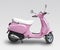 Pink scooter