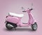 Pink scooter