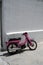 Pink scooter, Greece