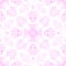 Pink seamless pattern. Amusing delicate soap bubbl