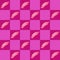 Pink seamless pattern. Fast food, two pink sausages stacked in a checkerboard pattern. Square color alternating dark and light.