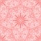 Pink seamless pattern of round lacy napkins.