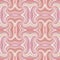 Pink seamless psychedelic geometrcial swirl stripe pattern background - vector curved burst design