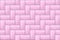 Pink seamless subway herringbone tile pattern. Brick background