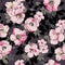 PINK SHADOW FLORAL SEAMLESS PATTERN