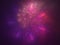 Pink shell swirl nebula space background