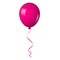 Pink shiny balloon