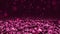 Pink shiny glitter seamless loop abstract texture close up macro background