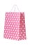 Pink shopping bag