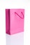 Pink shopping paper bag