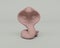 Pink snake 3d render Abstract design element Minimalist concept