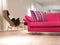 Pink Sofa and Chair