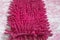 Pink soft nozzle for mop with microfiber for washing the floor,