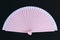 Pink spanish folding fan