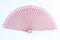 Pink spanish folding fan