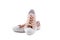 Pink Sparkle Glitter Girls Sneakers with Laces