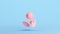 Pink Speaker Cone Tweeter Woofer Music Classic Design Kitsch Blue Background