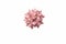 Pink spiky ball origami