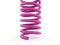 Pink spiral string rendered isolated