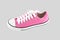 Pink sport shoe