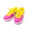 Pink sport shoes