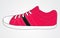 Pink sport sneakers