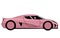pink sports car sketch