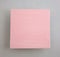 Pink square on a gray acrylic primed canvas