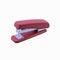 Pink stapler isolated,with a clipping path