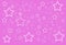 Pink stars background