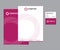 Pink Stationery Set with Logo Design