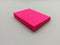 Pink sticky notes block