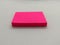 Pink sticky notes block