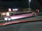 A pink stretch limousine