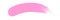 Pink stripe painted in watercolor on clean white background, pink watercolor brush strokes, illustration paint brush digital soft