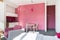 Pink studio house