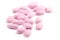 Pink sugared almonds