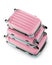 Pink suitcases