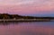 Pink Sunset on Skaneateles Lake